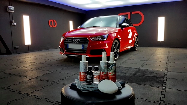 Detailing polissage correction peinture traitement ceramique audi s1 quattro